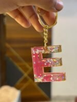 Letter / Alphabet/ flower preservation Keychains - Image 3