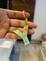 Letter / Alphabet/ flower preservation Keychains - Image 5