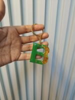 Letter / Alphabet/ flower preservation Keychains - Image 8