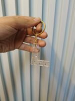 Letter / Alphabet/ flower preservation Keychains - Image 9