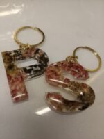 Letter / Alphabet/ flower preservation Keychains - Image 13