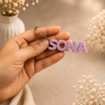 Mini Alphabet Name keychain