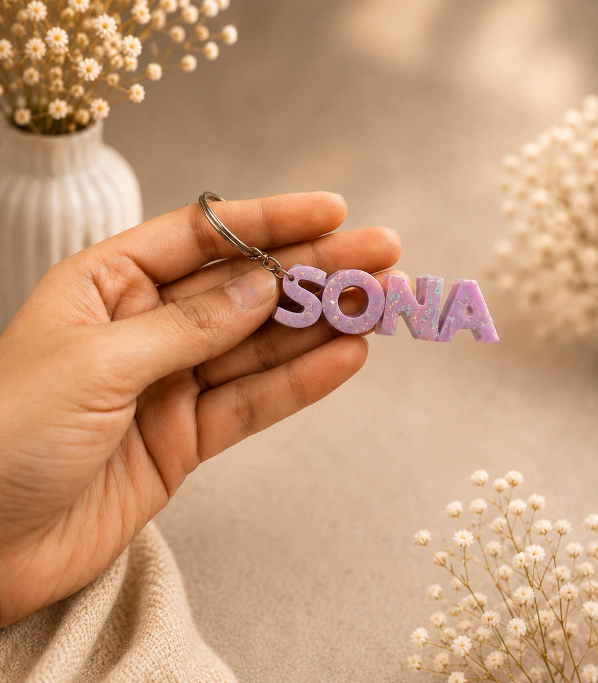 file_000000000b2881fa90f2921dc2960f04 Mini Alphabet Name keychain - Image 1